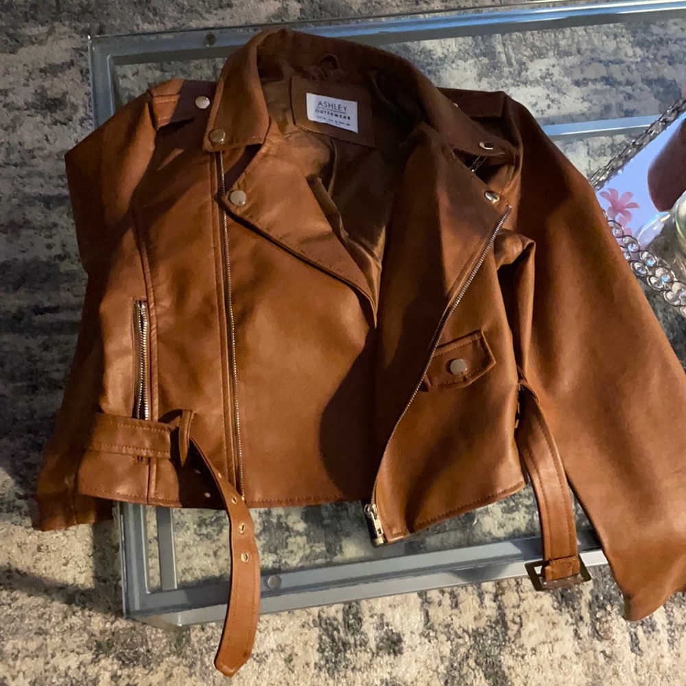 Cognac leather